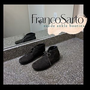 Franco Sarto Clarks Style Portier Ankle Booties